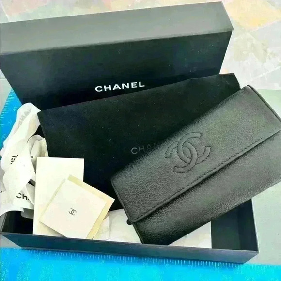 Chanel Caviar Black Long Wallet full inclusion “One of one. Will not relist.” - Picture 9 of 12